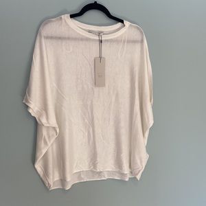 ONLY Our Story Cloud Dancer light sweater/top. Size small. Cream/white Brand New